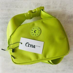 ZYIA - Lime Canvas Crossbody Bag